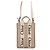Borsa a mano Chloé Woody North South Mini Tote Rosa Beige