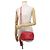 Borsa a tracolla in pelle Attini Jimmy Choo Rosso - vista 4