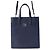 MCM Leder Tote Bag Camouflage Marineblau