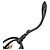 Miu Miu Micro Leather Handbag Charm Schwarz - Ansicht 4