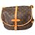 Louis Vuitton Saumur Monogram Canvas 30 Marrone - vista 2