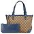 Saco Tote de Ombro Gucci GG Canvas Multicor