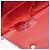 Borsa a tracolla Louis Vuitton New Wave Chain MM in pelle di vitello Rosso - vista 6