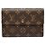 Louis Vuitton Portefeuille Tresor Wallet Marrone