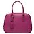 Sac à main Prada avec plaque logo triangle Rose