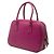 Sac à main Prada avec plaque logo triangle Rose - vue 2