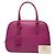 Sac à main Prada avec plaque logo triangle Rose - vue 7