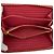 Cartera larga con cremallera redondeada Prada Saffiano Rosa - vista 7