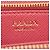 Cartera larga con cremallera redondeada Prada Saffiano Rosa - vista 9