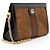 Bolsa de Ombro Média com Corrente Gucci Ophidia em Camurça Preto - vista 2