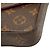 Borsa a tracolla Louis Vuitton Pochette Felicie Marrone - vista 4