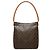 Bolso de hombro Louis Vuitton Looping GM Castaño