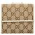 Cartera bi-fold Gucci GG Canvas Castaño Beige