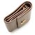 Cartera Gucci GG Marmont Tri-fold Castaño Beige - vista 4