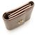 Cartera Gucci GG Marmont Tri-fold Castaño Beige - vista 5