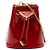 Prada Triangle Logo Mini Chain Shoulder Pouch Red