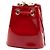 Prada Triangle Logo Mini Chain Shoulder Pouch Red - view 2
