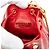Prada Triangle Logo Mini Chain Shoulder Pouch Red - view 5