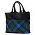 Tote Reversível em Tartan Prada BR4521 Multicor