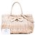 Saco Tote Prada Ribbon Marrom Bege - vista 9