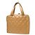 Chanel Surpique Zip Around Satchel Steppleder Medium Beige - Ansicht 2
