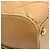 Chanel Surpique Zip Around Satchel Steppleder Medium Beige - Ansicht 6