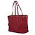 Borsa Tote MCM Visetos in nylon e pelle borchiata Bordò - vista 2