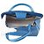 Valextra Triennale Medium Lederhandtasche Blau - Ansicht 6