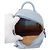 MCM Stark Special Bebeboo Leather Backpack Light blue - view 6