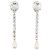 Miu Miu silberne Clip-Ohrringe mit Strass