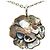 Collana a catena vintage Chanel Camellia Multicolore - vista 2