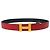 Hermès Ceinture réversible Hermes Constance en cuir Medium Rouge