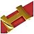 Hermès Ceinture réversible Hermes Constance en cuir Medium Rouge - vue 6