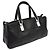 Chanel Square Stitch Boston Quilted Leather Preto - vista 2