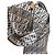 Fendi FF Monogram Wool Scarf Brown White Beige