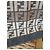 Fendi FF Monogram Wool Scarf Brown White Beige - view 2