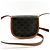 Céline Celine Besace Flap Triomphe Coated Canvas Mini Schwarz - Ansicht 2