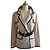 Chanel Beige Lambskin Oversize Jacket with Black Piping