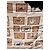 Foulard in seta Burberry stampa cani Marrone Bianco Beige - vista 2