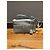 Loro Piana Borsa Open Walk L 27 Grigio - vista 11