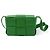 Bottega Veneta Cassette Maxi Intrecciato Leather Extra Mini Verde