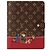 Couvre-agenda Louis Vuitton Monogram MM Carnets de Palace Marron Rouge Monogramme