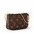 Louis Vuitton Mini Pochette Accessoires Monogram Marron Monogramme