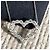 Collana Tiffany & Co. Love Cuore in Platino e Diamanti Argento - vista 3
