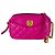 Bolsa de ombro em couro Versace em rosa