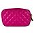 Bolsa de ombro em couro Versace em rosa - vista 3