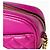 Bolsa de ombro em couro Versace em rosa - vista 6