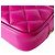 Bolsa de ombro em couro Versace em rosa - vista 8