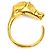 Ring Hermès Anello a Fascia in Oro Hermes - Design Cavallo D'oro