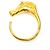 Ring Hermès Anello a Fascia in Oro Hermes - Design Cavallo D'oro - vista 2